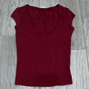 Garage V-Neck Top